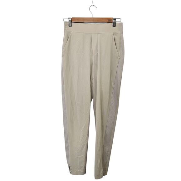 ATHLETA Brooklyn Mid-rise Ankle Pant in Abalone Cream Size 2 - Picture 1 of 10